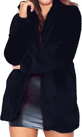 Toponsky Winter Warm Lapel Faux Fur Coat product image