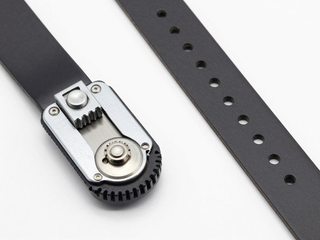Comparison of ratchet belt mechanism versus traditional belt holes